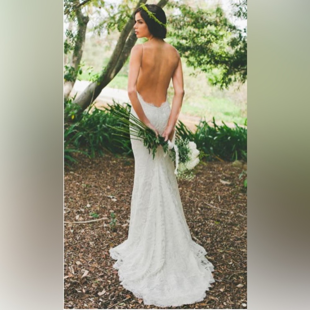 Katie May White Lace Wedding Dress - Picture 2 of 16